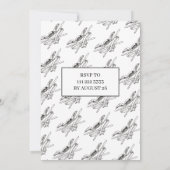 Invitation Musketeer Hero Cool Enfants garçon fête d'annivers (Dos)