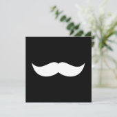 Invitation Mustache (Debout devant)