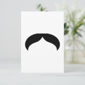 Invitation Mustache (Debout devant)