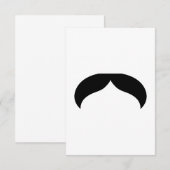 Invitation Mustache (Devant / Derrière)