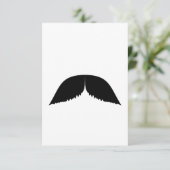 Invitation Mustache (Debout devant)