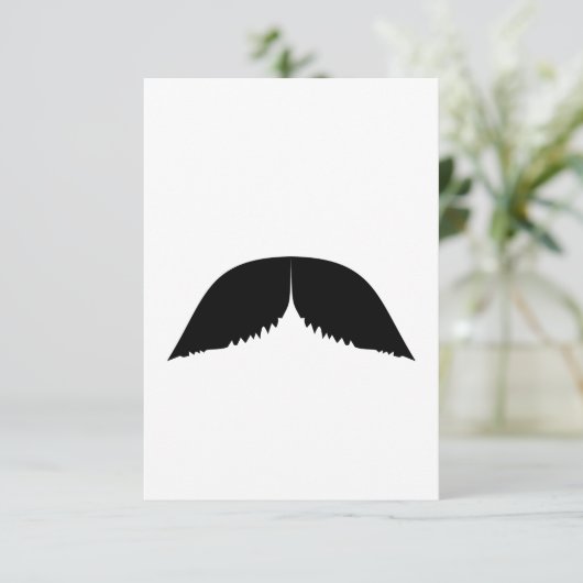 Invitation Mustache (Debout devant)