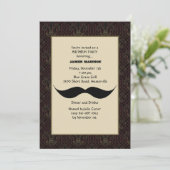 Invitation Mustache (Debout devant)