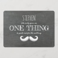 Mustache Funny Groomsman ou Best Man