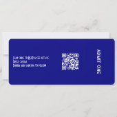 Invitation Mustard Yellow, Rust & Navy Cinema Ticket Wedding (Dos)