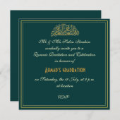 Invitation musulman de célébration de récit de (Devant / Derrière)