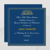 Invitation musulman de célébration de récit de (Devant / Derrière)