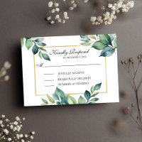 Invitation musulmane Feuille Eucalyptus moderne