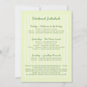 Invitation Muumuus & Margaritas Green Bachelorette Weekend (Dos)