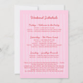 Invitation Muumuus & Margaritas Pink & Red Bachelorette (Dos)