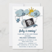 Invitation My Baby Ultrasound - Baby shower adorable (Devant)
