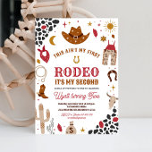 Invitation My Second Rodeo Cowboy Ranch Southwestern Annivers