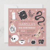 Invitation Mysstal Fortune Teller Anniversaire (Devant)