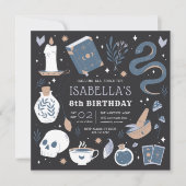 Invitation Mysstal Fortune Teller Anniversaire (Devant)