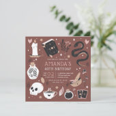 Invitation Mysstal Fortune Teller Anniversaire (Debout devant)