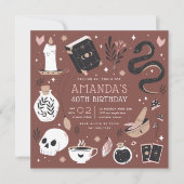 Invitation Mysstal Fortune Teller Anniversaire (Devant)