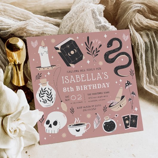 Invitation Mysstal Fortune Teller Anniversaire
