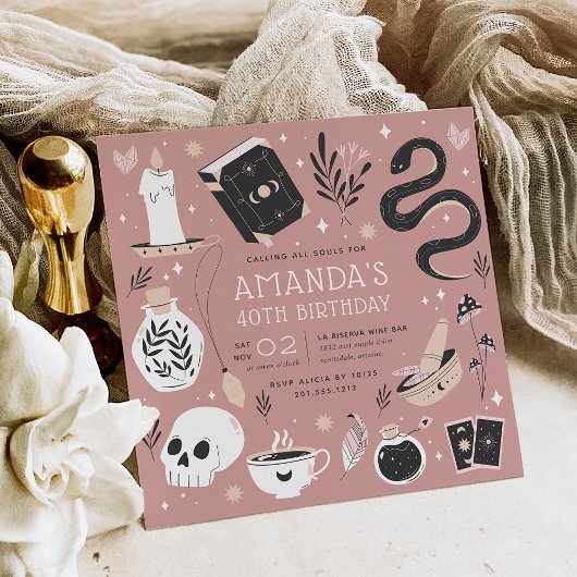 Invitation Mysstal Fortune Teller Anniversaire