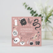 Invitation Mysstal Fortune Teller Anniversaire (Debout devant)