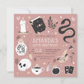 Invitation Mysstal Fortune Teller Anniversaire (Devant)