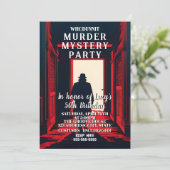 Invitation mystère policier dîner détective (Debout devant)