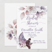 Invitation Mystérieuse Fête des mariées de jardin de chats de (Devant / Derrière)