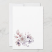 Invitation Mystérieuse Fête des mariées Lune Garden (Dos)