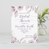 Invitation Mystérieuse Lune Floral Garden Fête des mariées (Debout devant)