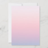 Invitation Mystic Chic Sunset Fête des mariées rose (Dos)