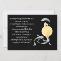 Mystic Koi & Golden Moon – Ar Zen Japonais Élégant
