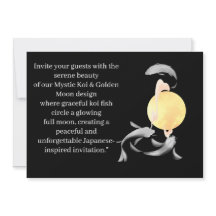 Mystic Koi & Golden Moon – Élégant Ar zen japonais