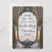 Invitation Mystic Night Gold Drapes Handfases (Devant)