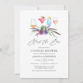 Invitation Mystical Boho Succulent Stock de la barre (Devant)
