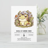 Invitation Mystical Pretty Frog Digital Anniversaire (Debout devant)