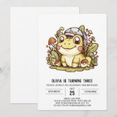 Invitation Mystical Pretty Frog Digital Anniversaire (Devant / Derrière)