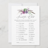 Invitation Mystical Succulents jeu de Fête des mariées (Devant)