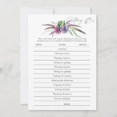 Invitation Mystical Succulents jeu de Fête des mariées (Devant)