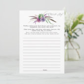 Invitation Mystical Succulents jeu de Fête des mariées (Debout devant)