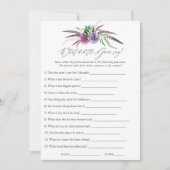 Invitation Mystical Succulents jeu de Fête des mariées (Devant)