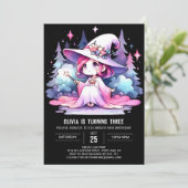 Invitation Mystical Sweet Wizard Anniversaire (Debout devant)