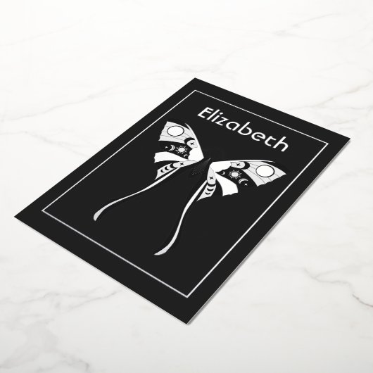 Invitation mystique de papillon céleste (Rotation)