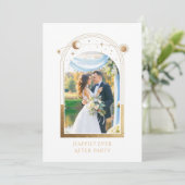 Invitation Mystique Heureux Jamais Après La Réception De Mari (Debout devant)