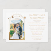 Invitation Mystique Heureux Jamais Après La Réception De Mari (Devant / Derrière)