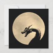 Invitation Mythical Dragon Funeral Thank You Cards (Dos)