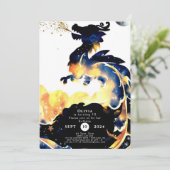 Invitation Mythique Dragon Fun Anniversaire (Debout devant)