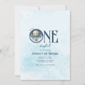 Invitation N’est-ce pas une fête de 1er anniversaire (Devant)