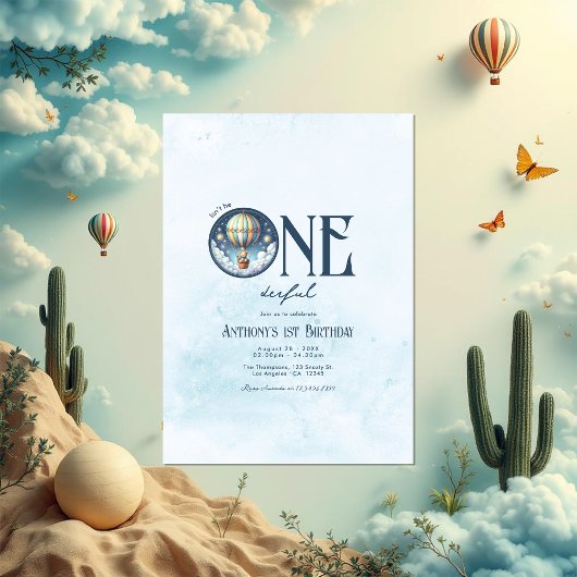 Invitation N’est-ce pas une fête de 1er anniversaire