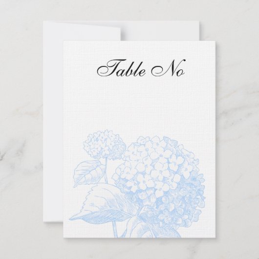 Invitation N° tableau (Devant)