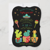 Invitation Nacho Average 80year old! Fiesta 80e Anniversaire (Devant)