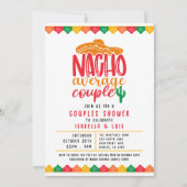 Invitation Nacho Couple moyen Couples Douche Photo (Devant)